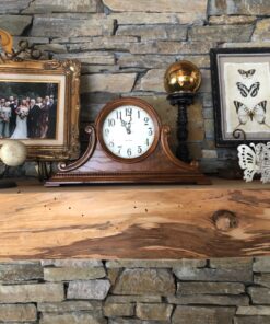 Howard Miller Anthony Mantel Clock 635-113 ? Oak Yorkshire with Quartz & Dual-Chime Movement 15 9113Zxtu3jL