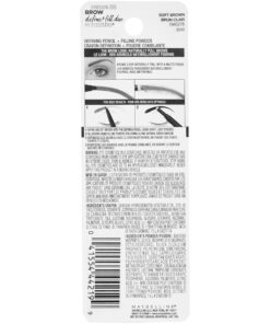 Maybelline Brow Define and Fill Duo 2-in-1 Defining Pencil with Filling Powder, Soft Brown, 0.021 Ounce 255 SOFT BROWN 0.02 Ounce (Pack of 1) 17 911DcY69NbL