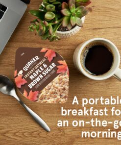 Alternative view of Quaker Instant Oatmeal Express Cups, Maple & Brown Sugar, 1.69 Ounce (Pack of 12) Maple & Brown Sugar Express Cups , 12 Count