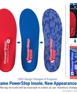Alternative view of Powerstep Pinnacle Plus Ball of Foot Pain Relief Orthotics - Shoe Inserts for Metatarsalgia, Arch Support, and Morton's Neuroma Pain Relief - Shoe Insoles with Metatarsal Pad Red/Blue Men's 12-13