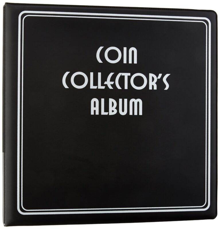 BCW 1-ALB3C-CN-BLK 3in Album-Coin Collectors-Black