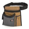 Dickies 5-Pocket Single Side Tool Belt Pouch/Work Apron for Carpenters and Builders, Durable Canvas Construction, Adjustable Belt for Custom Fit, Grey/Tan Tan 13 911LXJzAEXL
