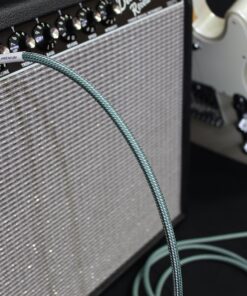 Kirlin Cable IWB-202PFGL-20/OL -20 feet- Straight to Right Angle 1/4-Inch Plug Premium Plus Instrument Cable, Olive Green Tweed Woven Jacket 20 feet 9 911N1Gl6SbL