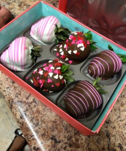 A Gift Inside The Original Love Berries Dipped Strawberries - 6 Berries 6 Love Berries Original 25 911SIkEaVNL