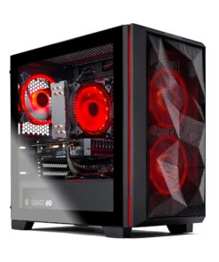 Alternative view of Skytech Gaming Chronos Mini Gaming PC Desktop – Intel Core i3 10100F 3.6 GHz, GTX 1650, 500GB SSD, 16G DDR4 3200, 600W Gold PSU, AC Wi-Fi, Windows 10 Home 64-bit,Black 10100F | 1650