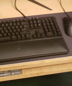 Razer Huntsman Elite Gaming Keyboard: Fast Keyboard Switches - Clicky Optical Switches - Chroma RGB Lighting - Magnetic Plush Wrist Rest - Dedicated Media Keys & Dial - Classic Black 44 911V2nyo2xL 2