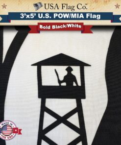 POW MIA Flag by USA Flag Co. is 100% American Made: The BEST 3x5 Outdoor POW-MIA Flags, Made in the United States of America 17 911WgLt0cEL