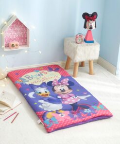 Idea Nuova 2 Piece Drawstring Sling Carry Bag with Sleeping Slumber Bag Minnie Mouse 26"x46" 12 911akCN8P5L