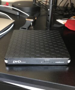 External DVD Drive, Amicool USB 3.0 Type-C CD DVD +/-RW Optical Drive USB C Burner Slim CD/DVD ROM Rewriter Writer Reader Portable for PC Laptop Desktop MacBook Mac Windows 7/8.1/10 Linux OS Apple 34 911h8fYyweL