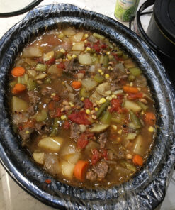 Hamilton Beach Programmable Slow Cooker with Flexible Easy Programming, 5 Cooking Times, Dishwasher-Safe Crock, Lid, 7 Quart, Silver 41 911i8tQebmL