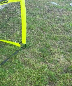 Franklin Sports Blackhawk Soccer Goal - Pop Up Backyard Soccer Nets - Foldable Indoor + Outdoor Soccer Goals - Portable Adult + Kids Soccer Goal 4' x 3' Optic Yellow 48 911j5fy8nYL
