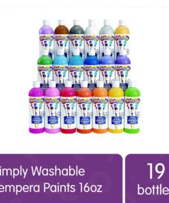 Alternative view of Colorations Tempera Paints, 16 fl oz, Set of 19 Colors, Non Toxic, Vibrant, bold, Kids Paint, Craft, Hobby, Arts & Crafts, Fun, Art Supplies 16 Fl Oz (Pack of 19) Tempera Paint Assorted Set