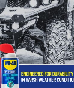 WD-40 Specialist White Lithium Grease Spray with SMART STRAW SPRAYS 2 WAYS, 10 OZ 1-Pack 27 911niZC3VUL