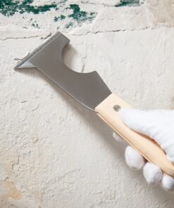 Bates- Paint Scraper, Taping knife, Pack of 2 Putty Knife Scraper, Scraper, 5 in 1 tools, Spackle Knife, Caulk Removal Tool, Painters Tool, Paint Can Opener, Paint Remover for Wood, Wallpaper Scraper Original Version 29 911njQYazIL