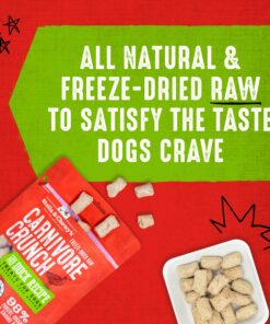 Stella & Chewy's Freeze-Dried Raw Carnivore Crunch Cage-Free Duck Recipe Dog Treats – 3.25 oz. Bag 3.25 Ounce (Pack of 1) 22 911sOqJ0gJL