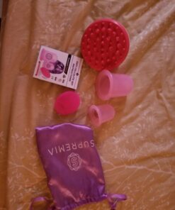 Anti Cellulite Vacuum 2 Cups Set Medical Silicone with Cellulite Massager Remover and Exfoliating Facial Brush for Perfect Body 27 911sPMD9eyL