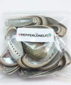 PEPPERLONELY 25 PC Natural Green Donkey Ear Abalone Sea Shells, 2 Inch ~ 3 Inch 1#. 2" ~ 3 " 7 9121jywpNJL