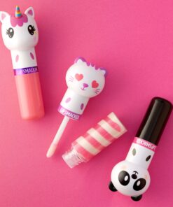 Lip Smacker Lippy Pals Flavored Lip Balm | Unicorn, Bunny, Llama | Clear Matte | for Kids Stocking Stuffer Christmas Gift | Set of 3 Foxy Apple / Hoppy Carrot Cake / Straw-Ma Llama Berry 0.28 14 9123oU77ViL