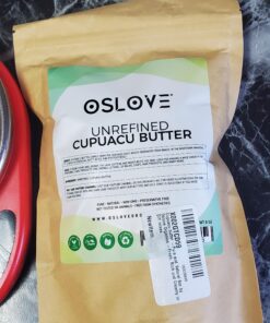 Oslove Organics Cupuacu butter -Pure and Natural 8oz Fresh, Rich and Creamy in DIY mixes | Vegan butter | Use for whipped body butters, salves, lotions & soaps. 20 9127CTjuqL