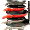 Simple Houseware Cabinet Pantry Pot and Pan Organizer Holder Rack, Bronze 22 9127coFCCwL