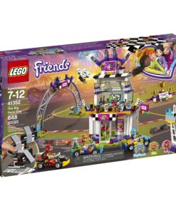 LEGO Friends The Big Race Day 41352 Building Kit, Mini Go Karts and Toy Cars for Girls, Best Gift for Kids (648 Piece) (Discontinued by Manufacturer) 23 912B3jKx4AL