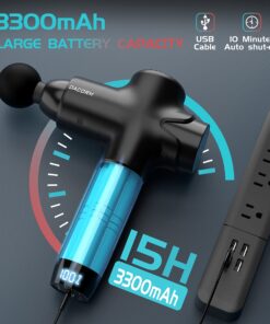 DACORM Massage Gun, Muscle Massage Gun Deep Tissue for Athletes, Portable Percussion Massager for Pain Relief - with 15 Massage Heads, Black M-black 10 912BfWZsvDL