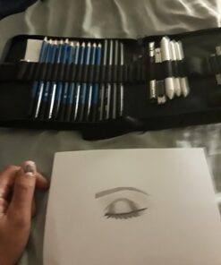 Bellofy 33 pack Drawing Kit with 100 Sheets Pad | Drawing Kit for Adults comes with Sketch Supplies for Kids, Beginners & Artists | Drawing Set contains Sketching Pencils, & more drawing stuff 42 912BqS5GJDL 2