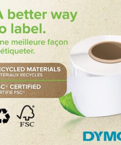 DYMO Authentic LW Large Multi-Purpose Labels for LabelWriter Label Printers, White, 2-1/8'' x 2-3/4'', 1 roll of 320 (30324) 320 labels Multipurpose Labels 6 912D ETFiWL 1