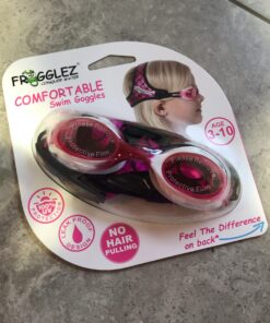 Frogglez Kids Swim Goggles with Pain-Free Strap | Ideal for Ages 3-10 | Leakproof, No Hair Pulling, UV Protection Mermaid 21 912DQtAempL