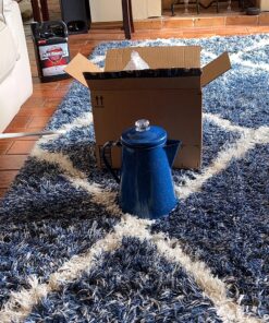 GSI Outdoors Percolator Coffee Pot | Enamelware Campfire Coffee Boiler Kettle for Outdoor Camping Cookware, Cabin, RV, Kitchen, Hunting & Backpacking Blue 12 cup 10 912EcPvJ7CL