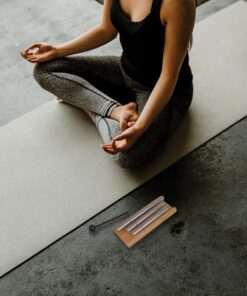 Woodstock Wind Chimes Zenergy Trio Hand Chime, Silver (7.7") Musically Tuned for Meditation, Yoga and Mindfulness, For Teachers and Classrooms Christmas/Hanukkah Gifts (ZENERGY3) Zenergy Trio (7.7") 15 912HltPYd1L