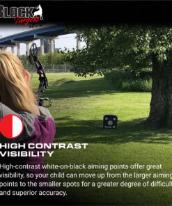 Block GenZ Youth Open Archery Arrow Target - Patented Open Layer Design, Easy Arrow Removal, Great Visibility, Lightweight, Easy to Transport, Two GenZ XL (20") 18 912MV8KIsNL