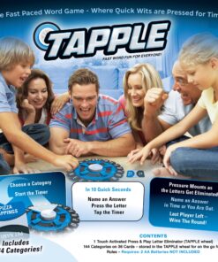 USAOPOLY TAPPLE® Word Game | Fast-Paced Family Board Game | Choose a Category & Race Against The Timer to be The Last Player | Learning Game Great for All Ages 33 912S3Mi2ZL