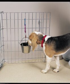 Alternative view of Pro Select Stainless Steel Pet Pail, 1-Quart Size – Heavy Duty Flat Sided Pail Great for Providing Water in Pet Kennels
