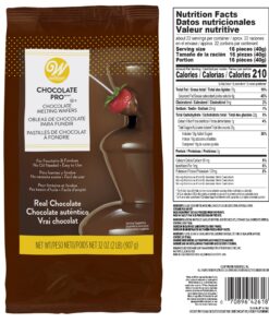 Wilton Chocolate Pro Fountain Fondue Chocolate - Chocolate For Fountain 2LB 0 18 912UQdsBwmL
