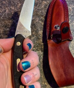 Old Timer 158OT Guthook Skinner 7.3in High Carbon S.S. Full Tang Fixed Blade Knife with 3.5in Blade and Sawcut Handle for Outdoor, Hunting and Camping 158OT Gut Hook Skinner (Box) 14 912UTWpDbfL