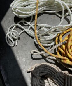 Giantex 3/7" Durable Braid Polyester Rope, 150 ft Heavy Duty Rope for Tie, Pull, Swing, Climb and Knot, High Strength Arborist Rope w/ 5953 lbs Breaking Strength, White 21 912WbMTtOYL