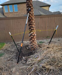 Fiskars 7.9'-12' Extendable Tree Pruning Stik Pruner - Rotating Sharp Precision-Ground Steel Blade for Cutting up to 1.25" Diameter Pruning Stick Extenable 7.9'-12' 48 912XpArTC6L