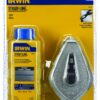 IRWIN Tools STRAIT-LINE 64499 Aluminum Refillable Chalk Line Reel with 4-Ounce Chalk, 100-foot, Blue (64499) 1 13 912YK0mJMrL
