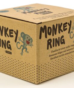 Original Monkey Spiky Sensory Ring / Bracelet Fidget Toy (Pack of 3) - No BPA, Phthalate, Latex - Fidgets Toys / Stress Rings for Children and Adults - by Impresa Products 19 912d2LUS8uL