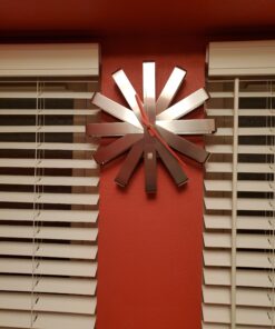 Umbra Ribbon Wall Clock Stainless-steel 42 912hRrK6PzL