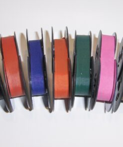 Universal Typewriter Ribbons - 7 Color Pack Twin Spool Fresh and New Fabric Ribbons