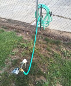 Yard Butler Hanger for Tidy No Kink Garden Storage – HC-2 Yard Butler Heavy Duty Metal Free Standing In-Ground Outdoor Hose Hang, green 13 912o6uD881L