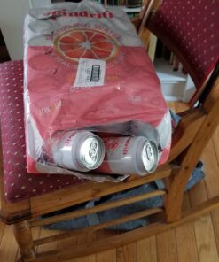 Spindrift Sparkling Water, Grapefruit Flavored, Made with Real Squeezed Fruit, (Only 15 Calories per Seltzer Water Can), 12 Fl Oz (Pack of 24) 12.00 Fl Oz (Pack of 24) 18 912qNIWZezL