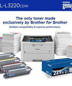 Brother HL-L3220CDW Wireless Compact Digital Color Printer with Laser Quality Output, Duplex and Mobile Device Printing | Includes 4 Month Refresh Subscription Trial¹, Amazon Dash Replenishment Ready New: HL-L3220CDW Adds Two-sided printing (Duplex) 37 912qonQlnGL