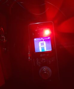Donner Tuner Pedal, Dt-1 Chromatic Guitar Tuner Pedal with Pitch Indicator for Electric Guitar and Bass True Bypass Black Tuner 37 912rSHBHULL