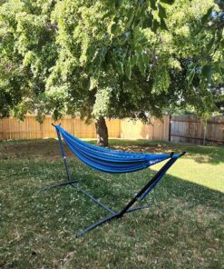 Hammocks Rada Mayan-Made Matrimonial Yucatan Hammock - Two Person Hammock - Artisan Crafted in Central America - Fits 12.5 to 13 Feet Hammock Stand - Up to 550 Pounds, Two Blue - Hanging Bed 2-blues 17 912u8IYlhIL