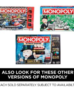 Monopoly Game: Cheaters Edition Board Game, for 3-6 Players, Ages 8 and Up 33 912uSC8dD L