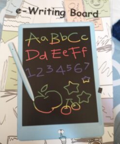 TEKFUN LCD Writing Tablet Doodle Board, 10inch Colorful Drawing Tablet Writing Pad, Girls Gifts Toys for 3 4 5 6 7 Year Old Girls Boys (Pink) Pink 10in 43 912ukOQMvqL