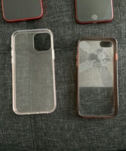 JETech Case for iPhone 12/12 Pro 6.1-Inch, Non-Yellowing Shockproof Phone Bumper Cover, Anti-Scratch Clear Back (HD Clear) HD Clear 41 912xEytFhmL